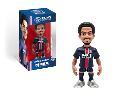 MINIX - Fußball Stars #195 – PSG – Warren Zaire – Emery 33 – Sammelfigur 12 cm von MINIX