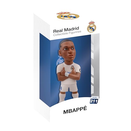 MINIX - Fußball Stars #211 - Real Madrid - Mbappé 9 - Sammelfigur 12 cm von MINIX