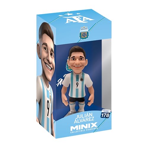 MINIX Fußballstars Sports Sammelfiguren, Julián Álvarez, Argentinien AFA, 12 cm von MINIX