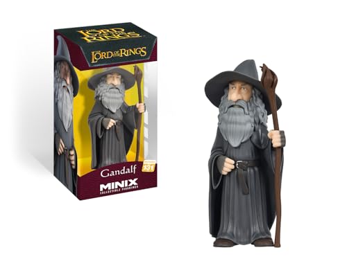 MINIX Sammelfigur, Herr der Ringe, Gandalf, Sammlerstücke für Ausstellung, Geschenkidee, Spielzeug für Kinder und Erwachsene, Filmfans (MN16136) von MINIX