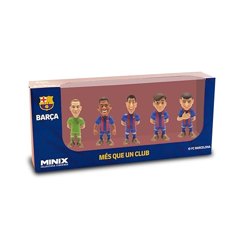 MINIX Sammelfiguren 5er Pack 7 cm Fußballspieler EIN Miniatur-Wunder für alle Fußballfans FC Barcelona, Araujo, TER Stegen, GAVI, Pedri, Lewandowski, 7 MINIX Sammelfiguren 5er Pack 7 cm Fußballspieler EIN Miniatur-Wunder für alle Fußballfans FC Barcelona, Araujo, TER Stegen, GAVI, Pedri, Lewandowski, 7 von MINIX