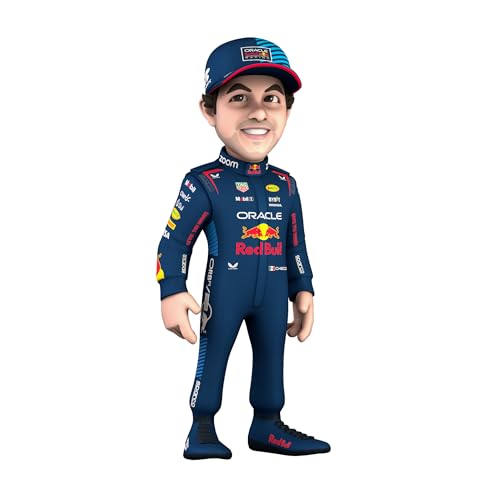 MINIX Tschechische Figur Perez Red Bull, Sammlerstück, 12 cm, Geschenkidee für Kinder und Erwachsene, Sportfans und Formel 1, MN16259, Mehrfarbig von MINIX