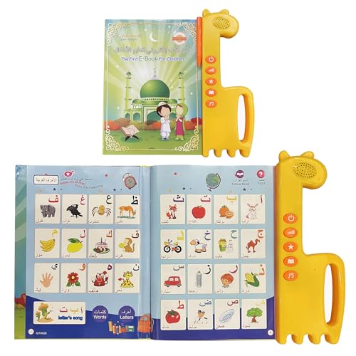 Arabisches Alphabet für Kinder, Meistere das arabische Alphabet mit Musik und Wörtern, Arabische Sprache für Anfänger Lernen, Arabisch-Englisches zweisprachiges Buch für Kleinkinder von MINMEER