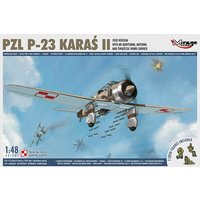 MIRAGE HOBBY 481601 1:48 PZL P-23 KARAS II,1939 Version with an Additional Antenna von MIRAGE HOBBY