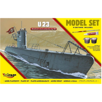 MIRAGE HOBBY 840066 U23 (German Submarine WWII Type II B (Model Set) von MIRAGE HOBBY