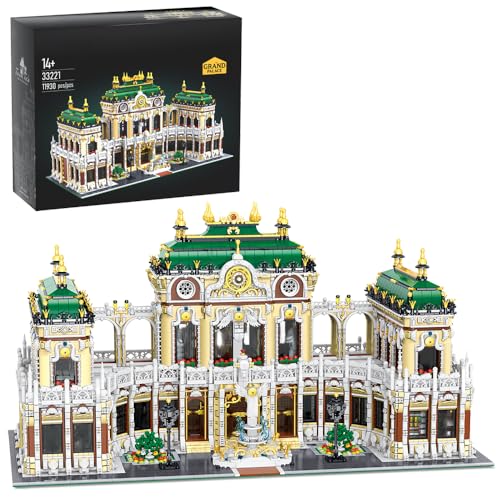 MISINI 33221 Luxuriöse Grand Palace Bausteine Set, 11930 Stücke Klemmbausteine Modular Building Bricks Haus Modell, MOC Kreatives Gebäude Spielzeug Geschenk für Erwachsene Teens von MISINI