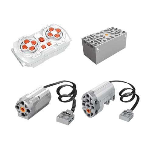 MISINI M2008 Power Motor Set, Das Power Upgrade Paket eignet Sich für das Gepanzerte Fahrzeuge Stryker X Baustein-Kit und beinhaltet 1,M Motor, 1-Servomotor, 1-Batterie und 1-Fernbedienung von MISINI