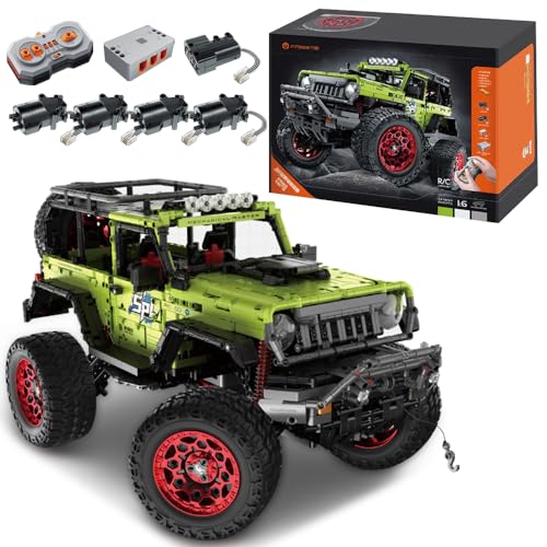 MISINI M6216 1:6 Monster Truck Baustein Set, 2545 PCS MOC Klemmbausteine Ferngesteuertes Off-Road Auto Spielzeug, Erwachsener, Teenager und Kind Sammelauto, das Geschenke Macht von MISINI