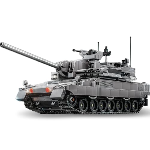 MISINI M6519 Verbesserte Haupt-Schlacht-Tank-Bausteine Set, 2252 PCS kreatives schweres Tank-modulares Ziegel-Modell, pädagogische Geschenke für Jugendliche Militär-Enthusiasten und Erwachsene von MISINI