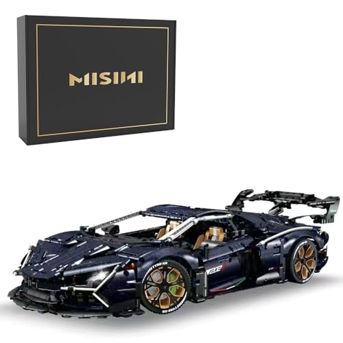 MISINI Mechanical Group M6402 Supercar klemmbausteine Technik, Maßstab 1:8 4106 Teile MOC Groß Auto Modelle, Sportwagen Set für Erwachsene Sammlerstücke von MISINI