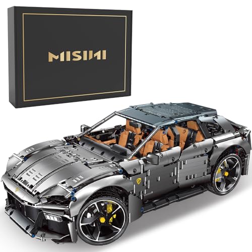 MISINI SUV Sport Auto Bausteine Set, M6213 1:8 SUV Sport Auto Modell Set, 3456 PCS MOC Klemmbausteine Racing Modell Set,Geburtstagsgeschenk für 8+Kinder, Erwachsene und Männer von MISINI