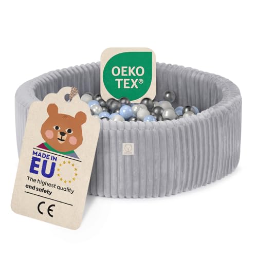 MISIOO Bällebad Baby - Premium Bällebad Kinder Ab 1 Jahr - 90x30cm - Mit 200 Bällen - Hochwertige Materialien - Perfekt Für Spielspaß Und Entwicklung - Sicheres Spielparadies Für Ihre Kleinen MISIOO Bällebad Baby - Premium Bällebad Kinder Ab 1 Jahr - 90x30cm - Mit 200 Bällen - Hochwertige Materialien - Perfekt Für Spielspaß Und Entwicklung - Sicheres Spielparadies Für Ihre Kleinen von MISIOO