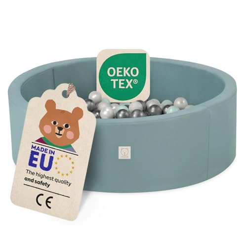 MISIOO Bällebad für Kinder 90x30 cm – inkl. 200 Bällen – Outdoor & Indoor – wasserdicht, stabil & sicher – Spielspaß für Kleinkinder & Babys – Blau MISIOO Bällebad für Kinder 90x30 cm – inkl. 200 Bällen – Outdoor & Indoor – wasserdicht, stabil & sicher – Spielspaß für Kleinkinder & Babys – Blau von MISIOO