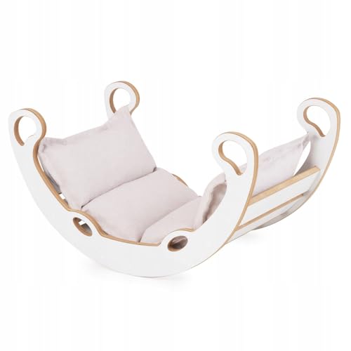 MISIOO Kletterbogen mit Kissen 2in1 - Es Kann Sowohl als Kletterleiter, als Auch als Eine Wiege Dienen - Indoor & Outdoor - Ab 6 Monate - Beige MISIOO Kletterbogen mit Kissen 2in1 - Es Kann Sowohl als Kletterleiter, als Auch als Eine Wiege Dienen - Indoor & Outdoor - Ab 6 Monate - Beige von MISIOO