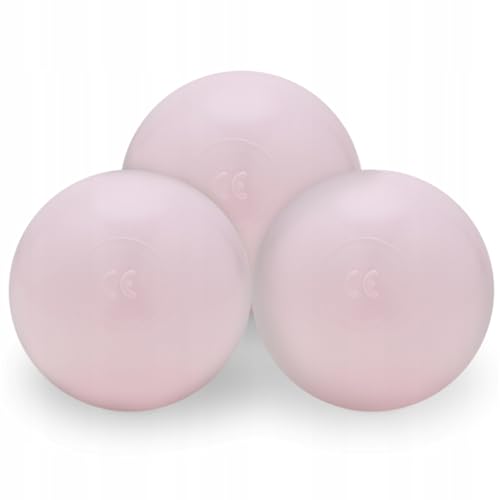 Spielzeug ab 1 Jahr: 50 Stück Bälle für Bällebad - Baby Spielzeug, Robuste und Sicher Nicht-Toxische Kunststoff Bälle - Größe 6 cm - Farbenfroh in Pink für Kinder - MISIOO von MISIOO