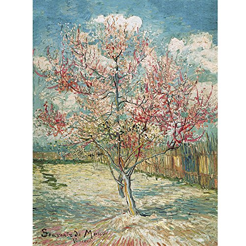 MISITU 2000 Teile Puzzles für Erwachsene, Kunstpuzzle "Pfirsichblüte" von Vincent Willem Van Gogh, Familienspiel Geschenk Herausforderndes Puzzle für Kinder ab 14 Jahren von MISITU