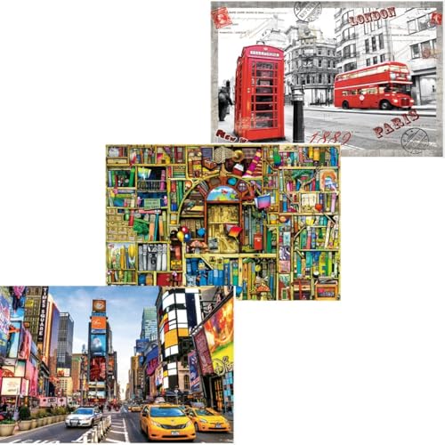 MISITU 3er-Pack Kleine Puzzle 150 Teile Mini Puzzle für Erwachsene und Kinder über 14 Jahre MISITU 3er-Pack Kleine Puzzle 150 Teile Mini Puzzle für Erwachsene und Kinder über 14 Jahre von MISITU