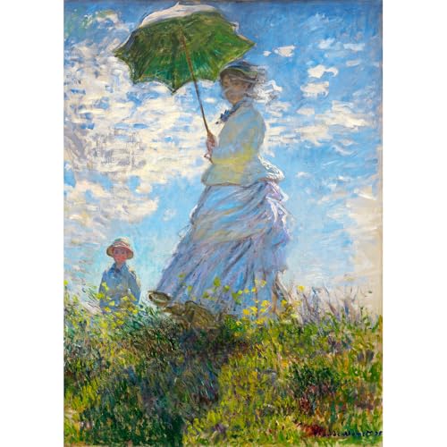 MISITU Puzzle 1000 Teile für Erwachsene Frau mit Sonnenschirm – Madame Monet und Ihr Sohn, Puzzles 1000 Teile für Kinder ab 14 Jahren MISITU Puzzle 1000 Teile für Erwachsene Frau mit Sonnenschirm – Madame Monet und Ihr Sohn, Puzzles 1000 Teile für Kinder ab 14 Jahren von MISITU