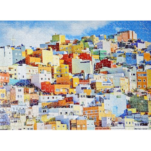 MISITU Puzzle 1000 Teile für Erwachsene und Kinder ab 14 Jahren, Las Palmas Farbhaus Puzzles 1000 Teile MISITU Puzzle 1000 Teile für Erwachsene und Kinder ab 14 Jahren, Las Palmas Farbhaus Puzzles 1000 Teile von MISITU