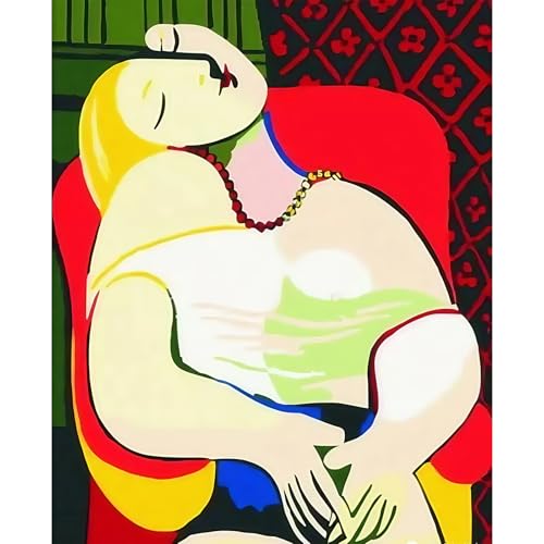 MISITU Puzzle 1000 Teile für Erwachsene und Kinder ab 14 Jahren Kunst Puzzles, Picassos Gemälde Der Traum 1000-teile-puzzle MISITU Puzzle 1000 Teile für Erwachsene und Kinder ab 14 Jahren Kunst Puzzles, Picassos Gemälde Der Traum 1000-teile-puzzle von MISITU