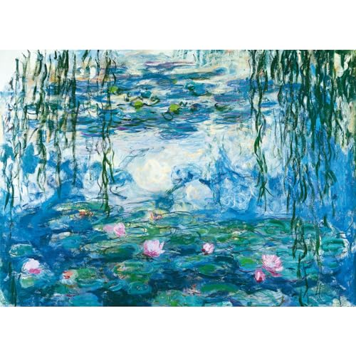 MISITU Puzzle 2000 Teile Erwachsene Puzzles Claude Monet Puzzle Seerose 2000 Teile Puzzle für Kinder ab 14 Jahren von MISITU