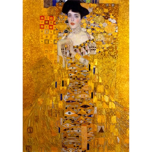 MISITU Puzzle 2000 Teile für Erwachsene Gustav Klimt Puzzle Portrait von Adele Bloch-Bauer Kunst Erwachsenen Puzzles MISITU Puzzle 2000 Teile für Erwachsene Gustav Klimt Puzzle Portrait von Adele Bloch-Bauer Kunst Erwachsenen Puzzles von MISITU