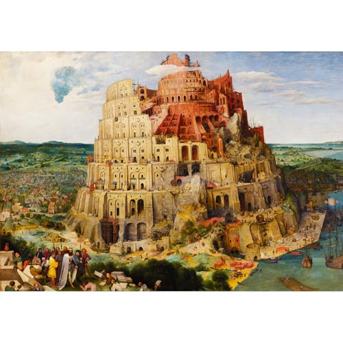 MISITU Puzzle 2000 Teile für Erwachsene Pieter Bruegel Puzzle Turm von Babel Kunst Klassische Erwachsenen Puzzles MISITU Puzzle 2000 Teile für Erwachsene Pieter Bruegel Puzzle Turm von Babel Kunst Klassische Erwachsenen Puzzles von MISITU