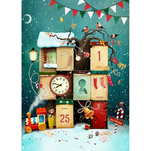 MISITU Weihnachten Puzzle 1000 Teile für Erwachsene Weihnachtskalender Puzzles Geschenk 1000 Teile für Kinder ab 14 Jahren MISITU Weihnachten Puzzle 1000 Teile für Erwachsene Weihnachtskalender Puzzles Geschenk 1000 Teile für Kinder ab 14 Jahren von MISITU