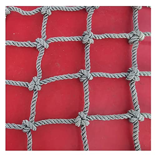 Kletternetz kinder outdoor Kletternetz Kinder Schaukel Kletterwand Strickleiter Robusten Schaukelnetz für Kinder Garten Indoor Outdoor, belastbar bis 500 kg klettergeräte (Masche 10cm) ( Color : 6mm-8 von MISLISE