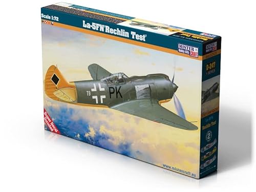 Mistercraft Modellbausatz Lavotchkin La-7, Maßstab 1:72, Plastikbausatz, Bausatz zum Zusammenbauen Kunststoffmodell, Bauanleitung, 120mmx136mm von MISTER CRAFT HOBBY KITS