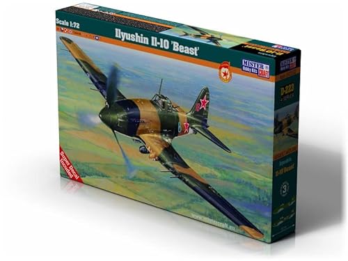 Mistercraft D-223 Modellbausatz Ilyushin IL-10 Beast, schwarz, 1:72 Scale von MISTER CRAFT HOBBY KITS