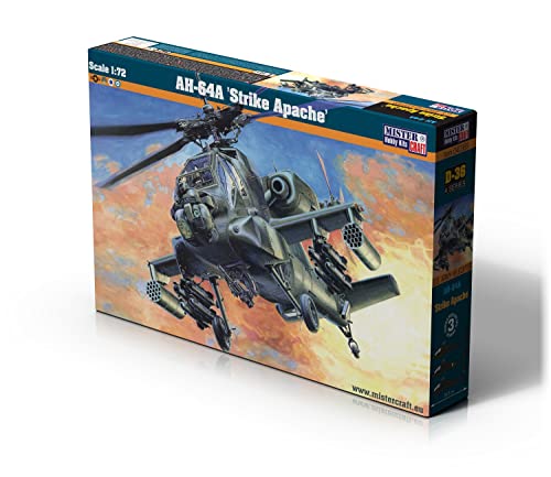 Mistercraft MCD36 1:72 AH-64A Strike Apache Plastic Models, Mehrfarbig von MISTER CRAFT HOBBY KITS