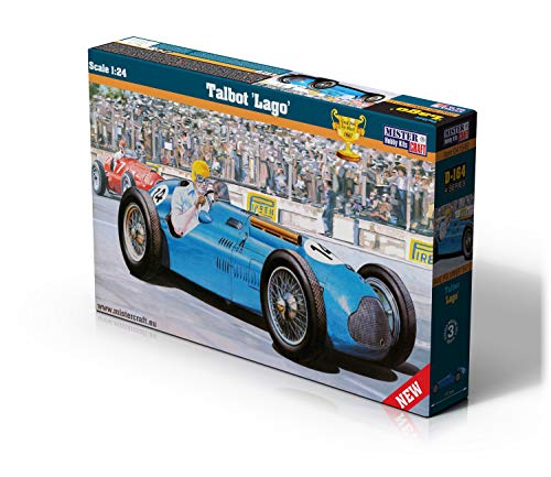 Mistercraft Modellbausatz Auto Talbot Lago Maßstab 1:24 Plastikbausatz, Bausatz zum Zusammenbauen, Inklusive Klebstoff, Kunststoffmodell, Bauanleitung,165.0mmx68.0mm von MISTER CRAFT HOBBY KITS