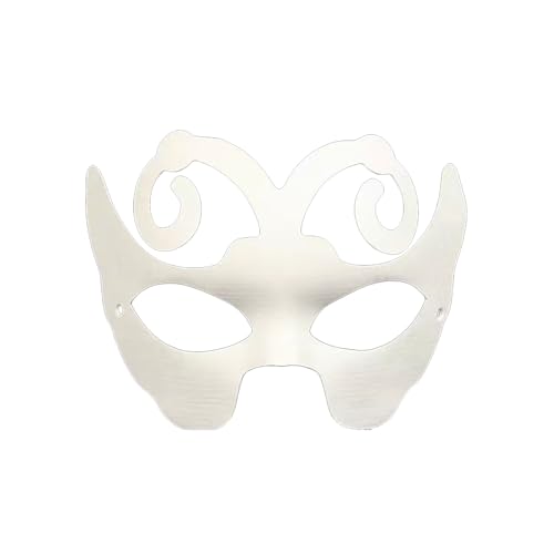 MISUVRSE Leere Bemalbare Masken Aus Pappmaché Für Künstlerische Projekte Theater Halloween Maskeraden Partys Klassenzimmerkunst von MISUVRSE