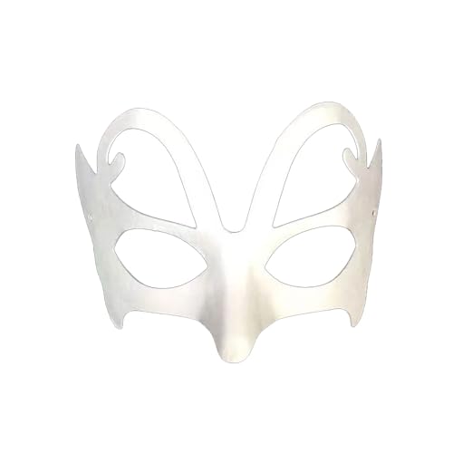 MISUVRSE Leere Bemalbare Masken Aus Pappmaché Für Künstlerische Projekte Theater Halloween Maskeraden Partys Klassenzimmerkunst von MISUVRSE