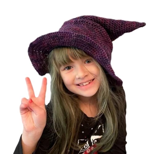 MISUVRSE Moderne Halloween Hexenhut Mit Häkeldesign Frauen Lady Party Festival Carnivals Party Cosplay Modernes Design Häkeln Für Zarte Männer Stirnband Für Hüte MISUVRSE Moderne Halloween Hexenhut Mit Häkeldesign Frauen Lady Party Festival Carnivals Party Cosplay Modernes Design Häkeln Für Zarte Männer Stirnband Für Hüte von MISUVRSE