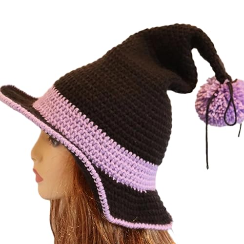 MISUVRSE Moderne Halloween Hexenhut Mit Häkeldesign Frauen Lady Party Festival Carnivals Party Cosplay Modernes Design Häkeln Für Zarte Männer Stirnband Für Hüte MISUVRSE Moderne Halloween Hexenhut Mit Häkeldesign Frauen Lady Party Festival Carnivals Party Cosplay Modernes Design Häkeln Für Zarte Männer Stirnband Für Hüte von MISUVRSE