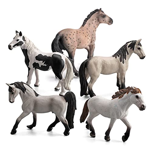 Pferdemodell Realistische Farm Pferdefiguren Haus Skulptur Miniatur Wildlife Animal Knapostu Hengst 5 Stcs Kleine Figuren Für Kinder Miniaturfarm Für Kleinkinder Pferdemodell Realistische Farm Pferdefiguren Haus Skulptur Miniatur Wildlife Animal Knapostu Hengst 5 Stcs Kleine Figuren Für Kinder Miniaturfarm Für Kleinkinder von MISUVRSE