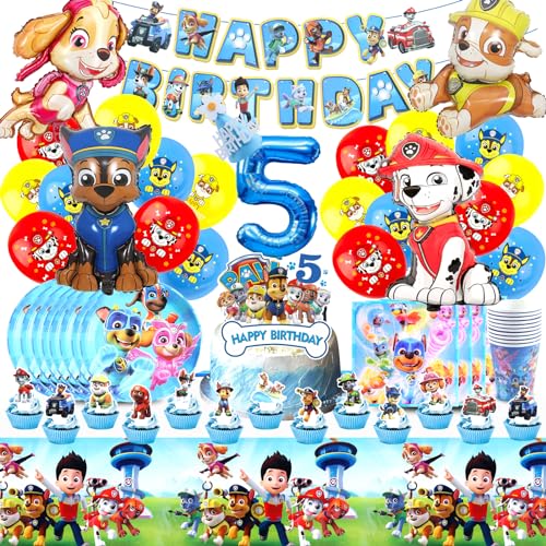 Paw Geburtstagsdeko Junge, Kinder Geburtstag Deko 5 jahre, Deko Geburtstag, Geburtstagsdeko Kinder, Patrol Geburtstag Deko, Paw Folienballon,Paw Tischdecke Geburtstag,Teller,Tortendeko,Kuchen Deko Paw Geburtstagsdeko Junge, Kinder Geburtstag Deko 5 jahre, Deko Geburtstag, Geburtstagsdeko Kinder, Patrol Geburtstag Deko, Paw Folienballon,Paw Tischdecke Geburtstag,Teller,Tortendeko,Kuchen Deko von MIUNUO