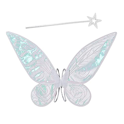 MIVAIUN 2 Stück Feenflügel Damen Mädchen Schmetterlingsflügel Elfenflügel, Feenflügel Erwachsene, Fairy Wings für Adult Erwachsene Feen Flügel, Halloween (2 Stück) von MIVAIUN