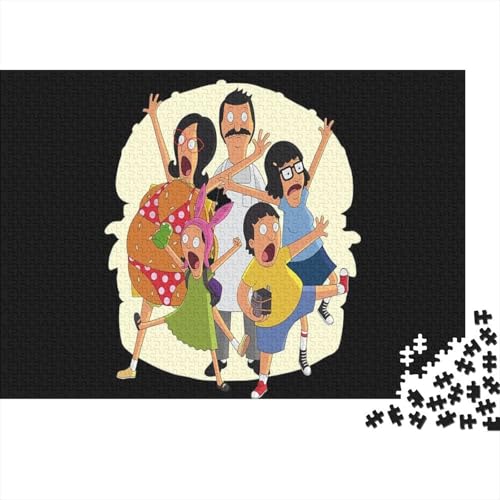 Bobs Burgers Holzpuzzles 500 Teile Erwachsene Moderne Wohnkultur Family Challenging Games Lernspiel Geburtstagsgeschenk Entspannung Und Intelligenz 500pcs (52x38cm) von MJCZEGDCR