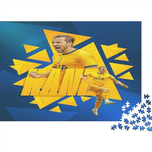 Harry Kane Erwachsene 500 Teile Holzpuzzless Family Challenging Games Geburtstagsgeschenk Moderne Wohnkultur Lernspiel Stress Relief Toy 500pcs (52x38cm) von MJCZEGDCR