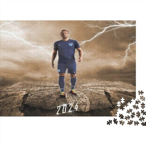 Harry Kane Holzpuzzles 1000 Teile Erwachsene Wohnkultur Geschicklichkeitsspiel Für Die Ganze Familie Lernspiel Geburtstagsgeschenk Stress Relief 1000pcs (75x50cm) von MJCZEGDCR