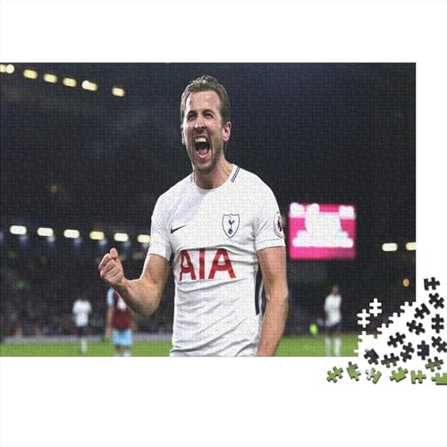 Harry Kane Holzpuzzles 300 Teile Erwachsene Home Decor Family Challenging Games Geburtstagsgeschenk Educational Game Entspannung Und Intelligenz 300pcs (40x28cm) von MJCZEGDCR