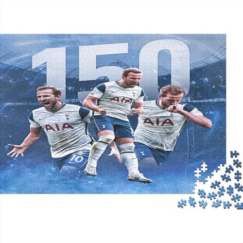 Harry Kane Holzpuzzles 300 Teile Erwachsene Home Decor Geburtstagsgeschenk Family Challenging Games Educational Game Stress Relief 300pcs (40x28cm) von MJCZEGDCR