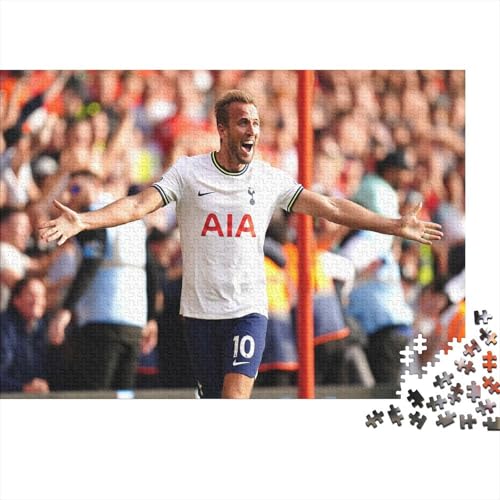 Harry Kane Holzpuzzles Erwachsene 1000 Teile Geburtstagsgeschenk Family Challenging Games Moderne Wohnkultur Educational Game Stress Relief 1000pcs (75x50cm) von MJCZEGDCR