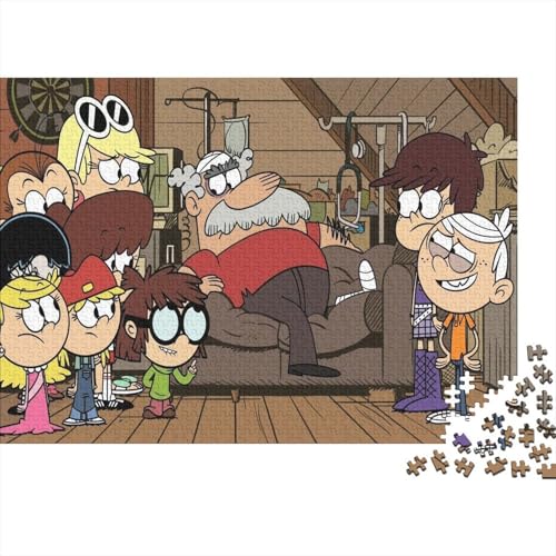 Loud Holzpuzzles 1000 Teile Erwachsene Wohnkultur Geburtstagsgeschenk Geschicklichkeitsspiel Für Die Ganze Familie Lernspiel Stress Relief 1000pcs (75x50cm) von MJCZEGDCR