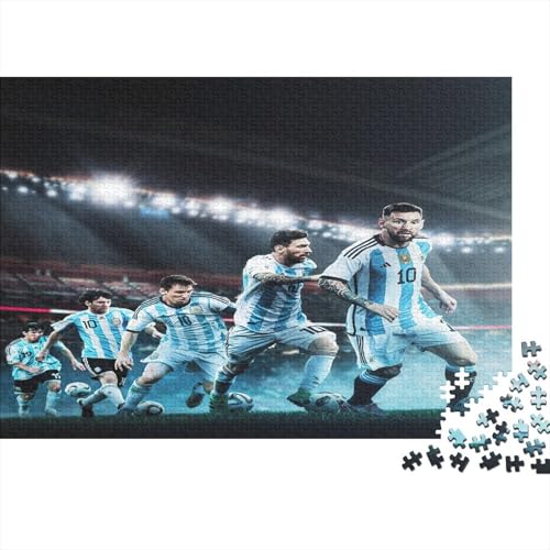 Messi Holzpuzzles 500 Teile Erwachsene Lernspiel Family Challenging Games Geburtstagsgeschenk Home Decor Stress Relief Toy 500pcs (52x38cm) von MJCZEGDCR