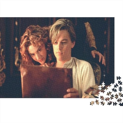 Titanic Holzpuzzles Erwachsene 300 Teile Lernspiel Geschicklichkeitsspiel Für Die Ganze Familie Geburtstagsgeschenk Home Decor Stress Relief 300pcs (40x28cm) von MJCZEGDCR