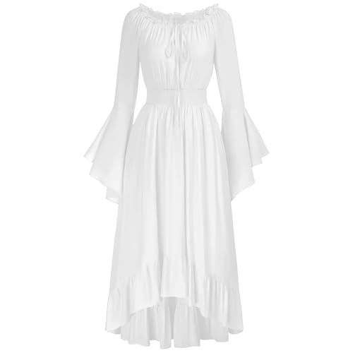 MJGkhiy Mittelalterliches Kleid Damen Volk Vintage Kleidung Cosplay Viking Gothic Renaissance Kleid Steampunk Kleid Karneval Halloween Viktorianisches Kleid Lang Abend Kostüm Prinzessin Party MJGkhiy Mittelalterliches Kleid Damen Volk Vintage Kleidung Cosplay Viking Gothic Renaissance Kleid Steampunk Kleid Karneval Halloween Viktorianisches Kleid Lang Abend Kostüm Prinzessin Party von MJGkhiy